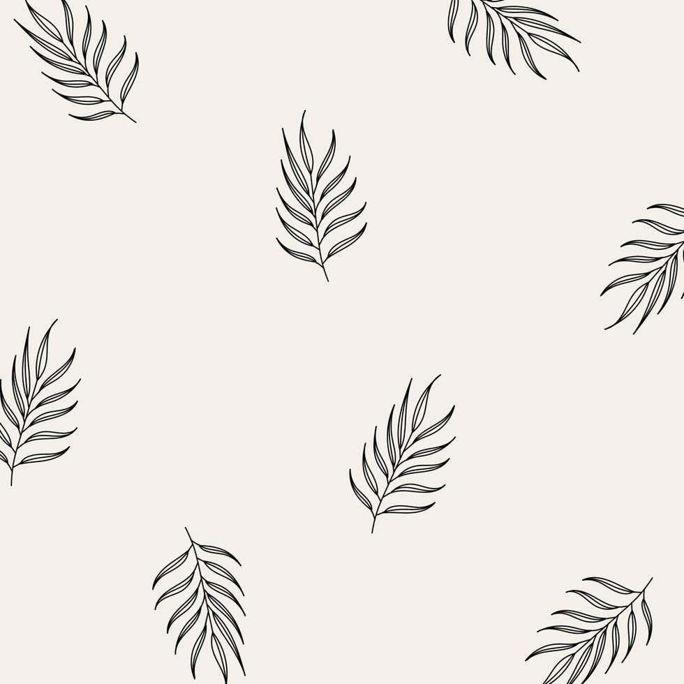 seamless-pattern-of-leaves-and-flowers-background-with-hand-drawn