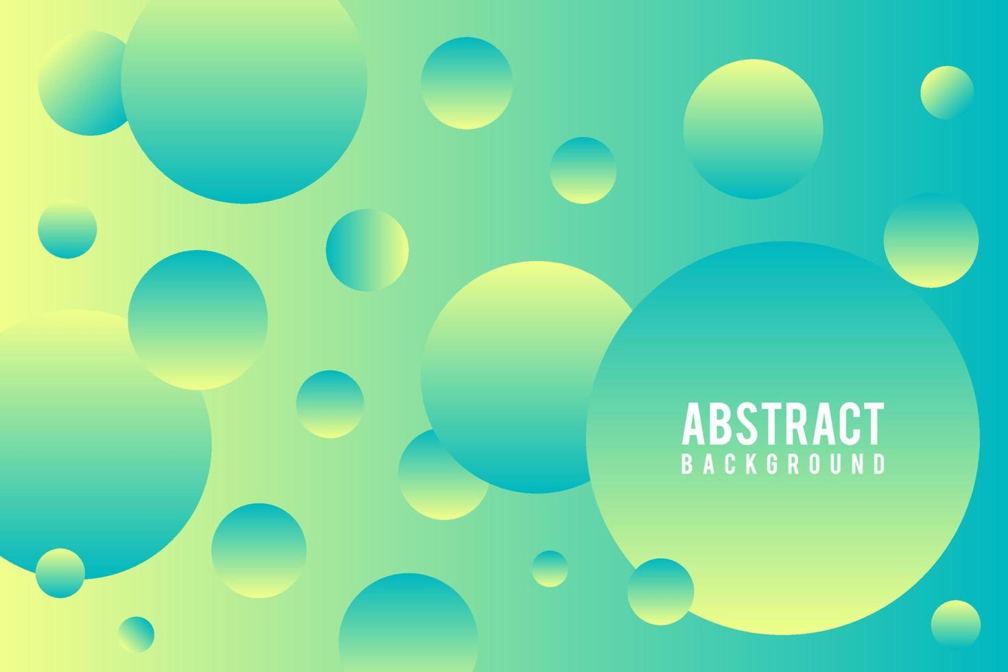 Abstract background with gradient colors and round shapes. Vector Illustration