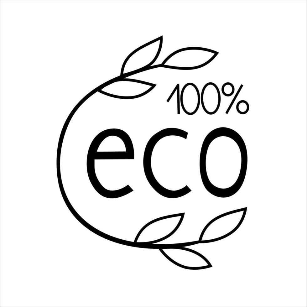 Vector organic leaves icon