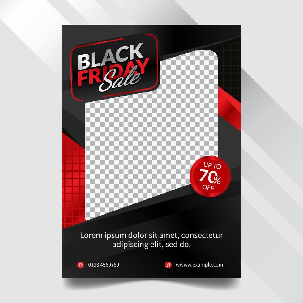 Black Friday Poster Template vector