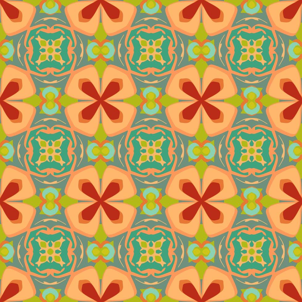 Colorful Seamless Pattern with Tribal Shape. Designed in Ikat, Boho, Aztec, Folk, Motif, Luxury Arabic Style. Ideal for Fabric Garment, Ceramics, Wallpaper. Vector Illustration