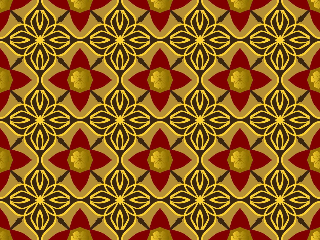 elegante patrón geométrico sin costuras con forma tribal. diseñado en ikat, boho, azteca, folk, motivo, estilo árabe de lujo. ideal para prendas de tela, cerámica, papel pintado. ilustración vectorial vector