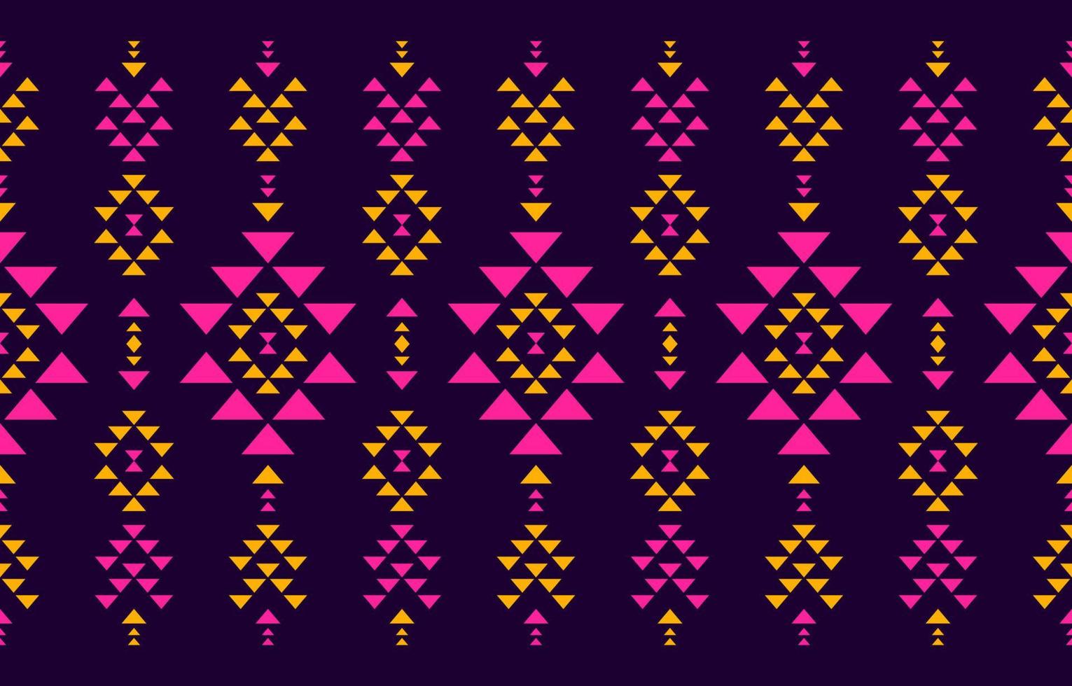 Abstract ethnic tribal pattern art. Ethnic geometric seamless pattern traditional. vector