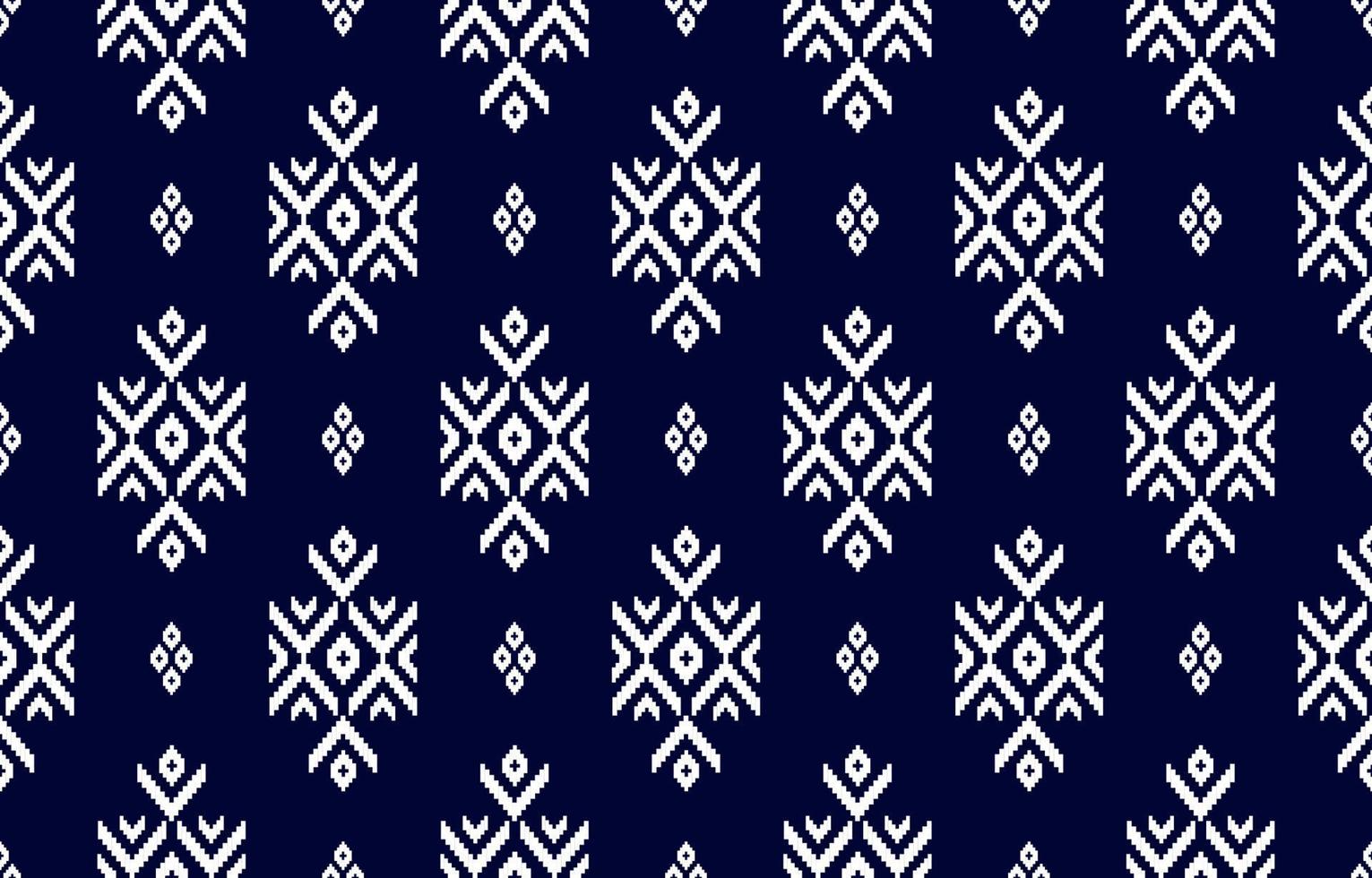 Ethnic geometric seamless pattern traditional. Fabric ethnic tribal pattern art. vector