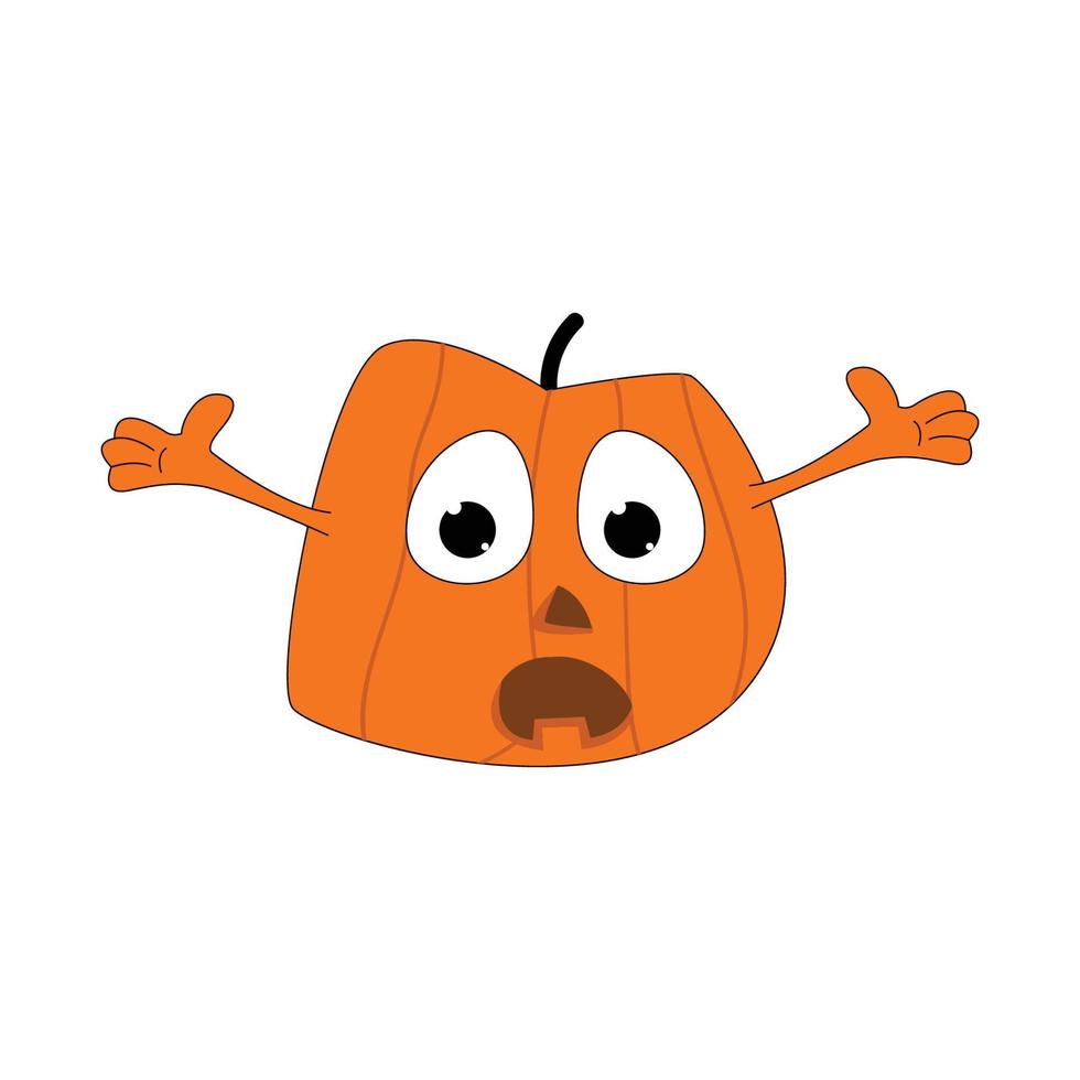 cute pumpkin cartoon character graphic 11674083 Vector Art at Vecteezy