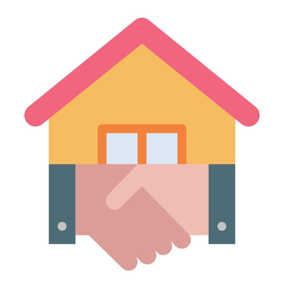 agreement flat color icon vector