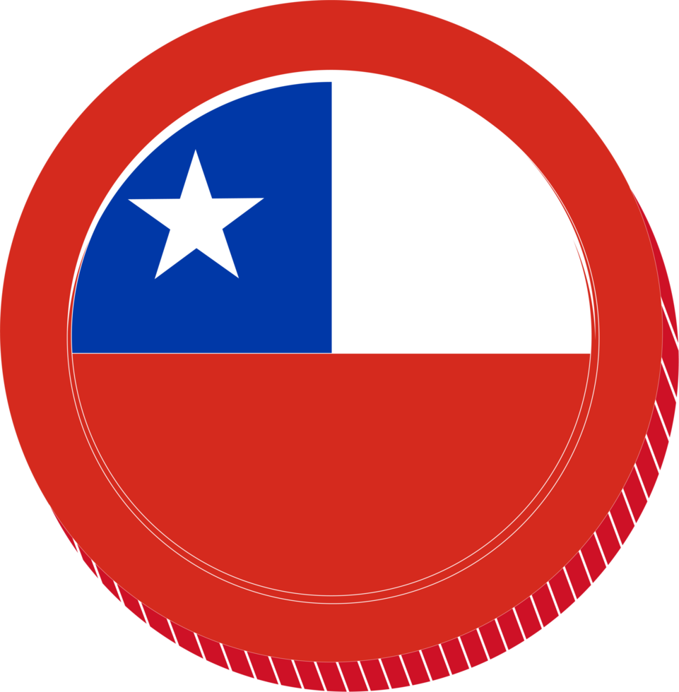 bandera de chile dibujada a mano, peso chileno dibujada a mano png