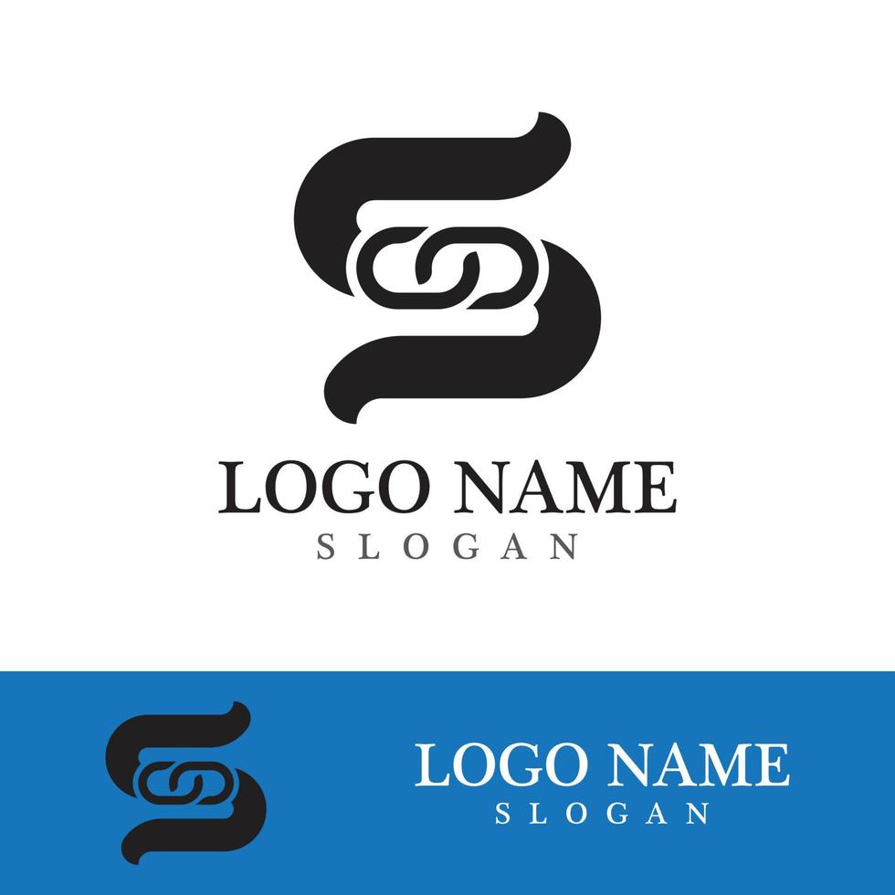 Business corporate S letter logo vector