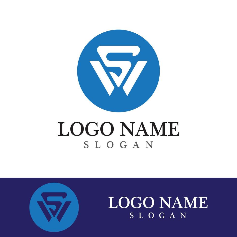 Business corporate S letter logo vector