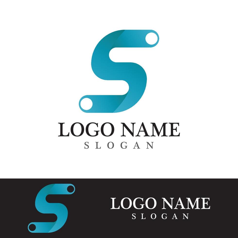 Business corporate S letter logo vector