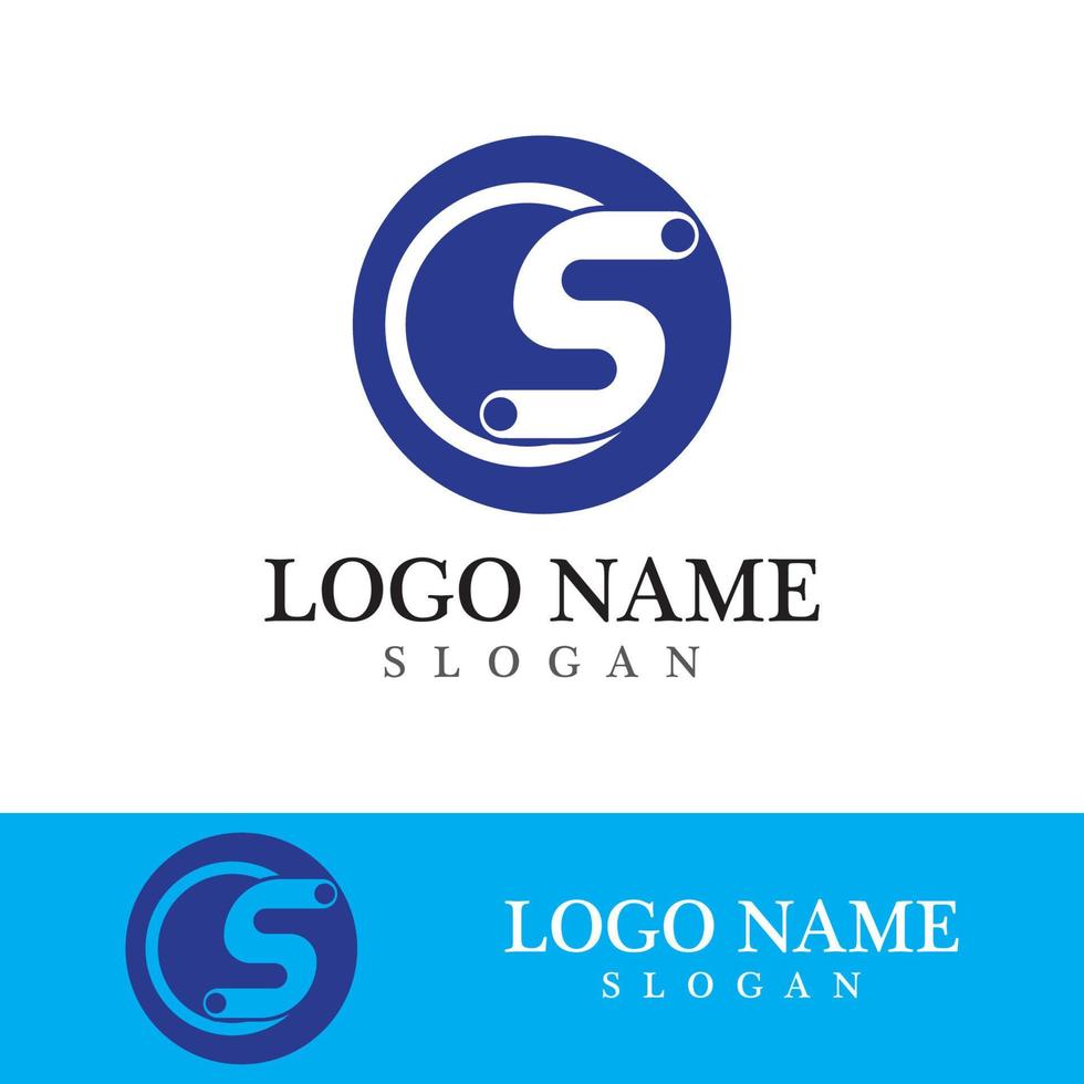 Business corporate S letter logo vector