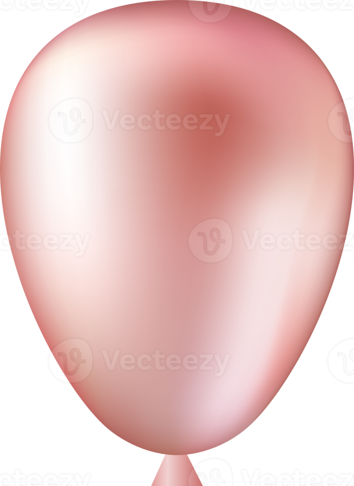 Elegant pink balloon png