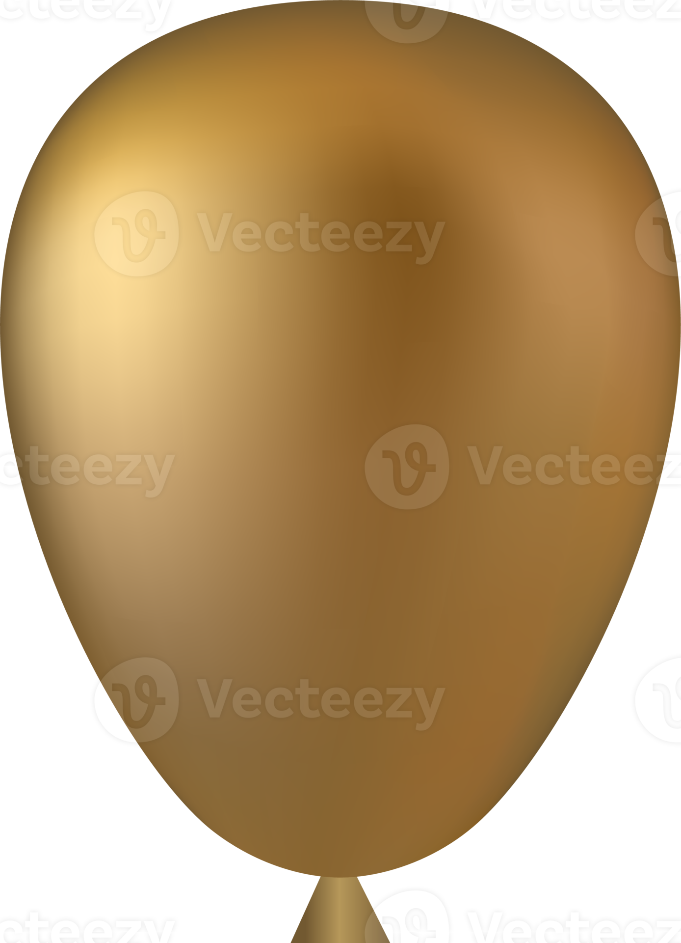 Elegant golden balloon 11675395 PNG
