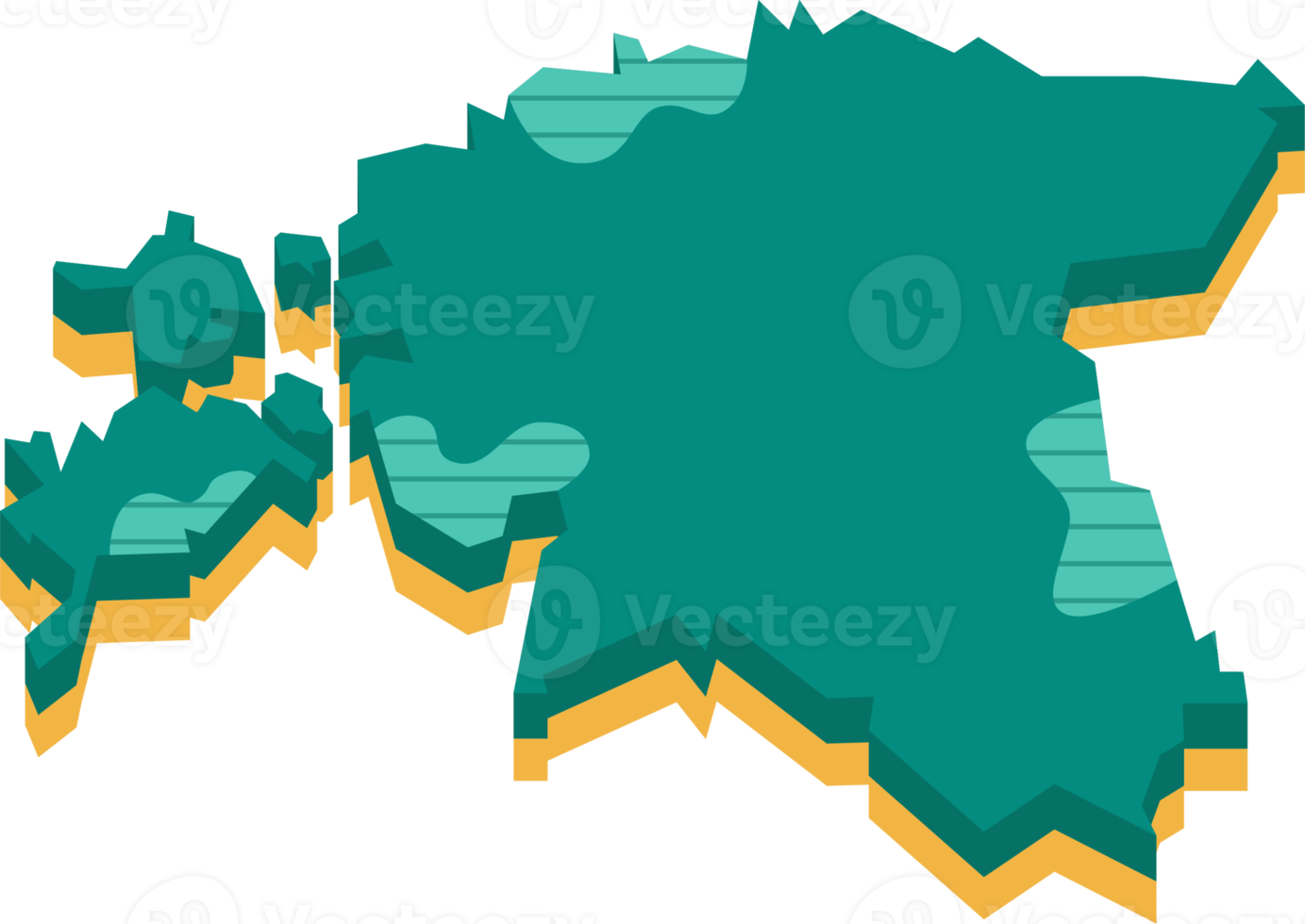 Physical 3D Map of Armenia