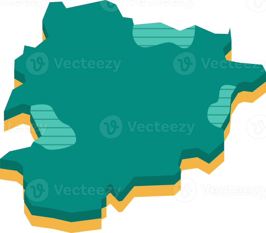 3d map of Andorra png
