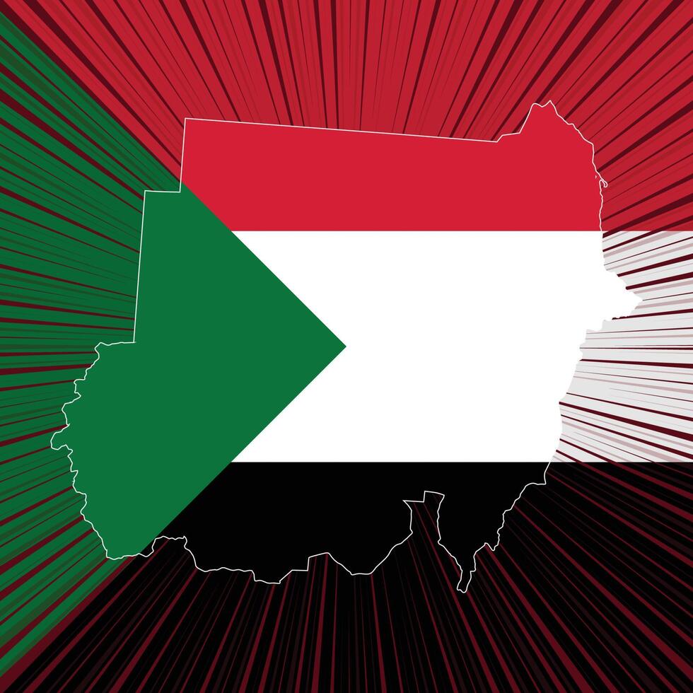 Sudan Independence Day Flag Design vector