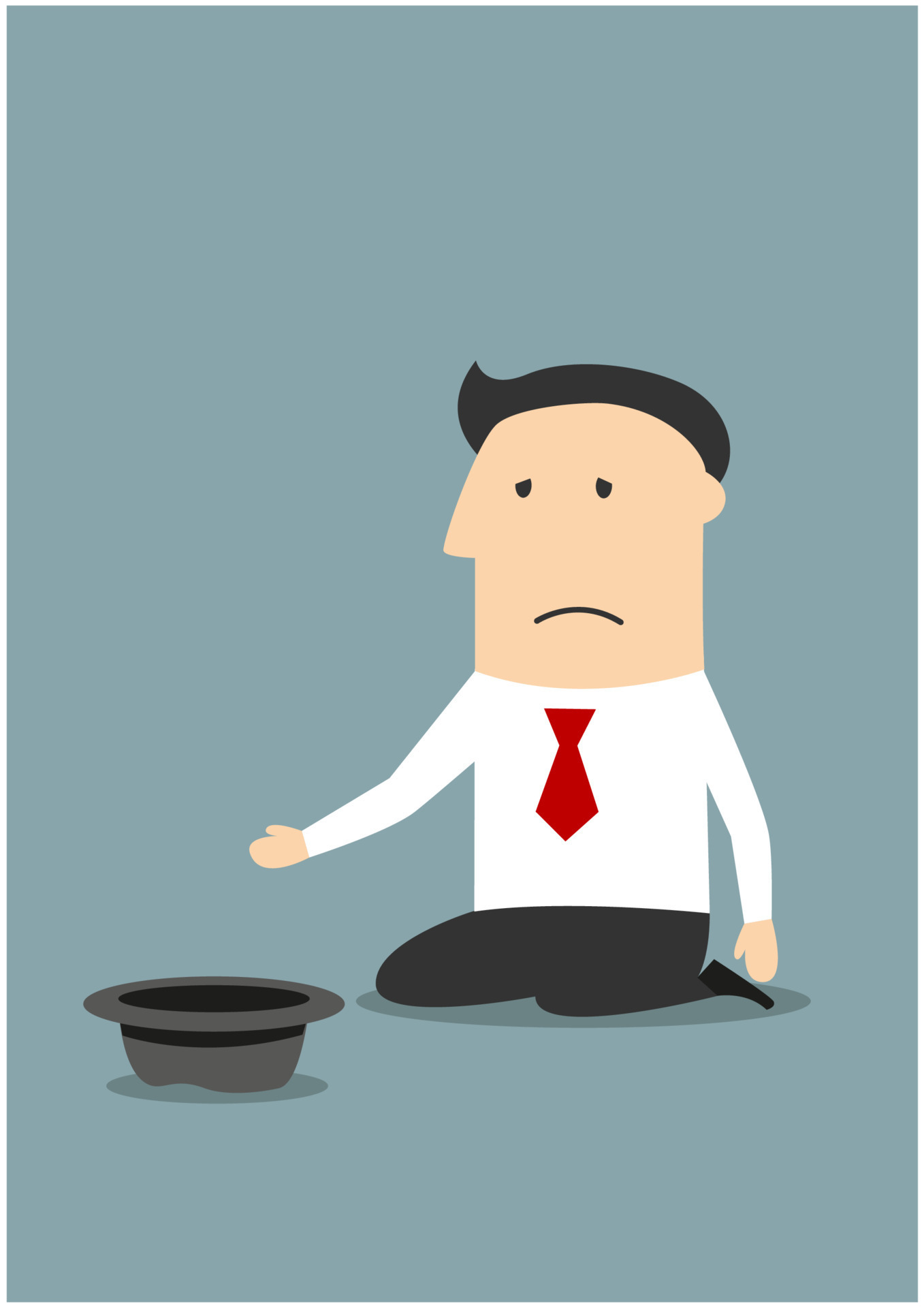 Bankrupt unhappy businessman begging money 11676001 Vector Art at Vecteezy Bankrupt unhappy businessman begging money 11676001 Vector Art at Vecteezy