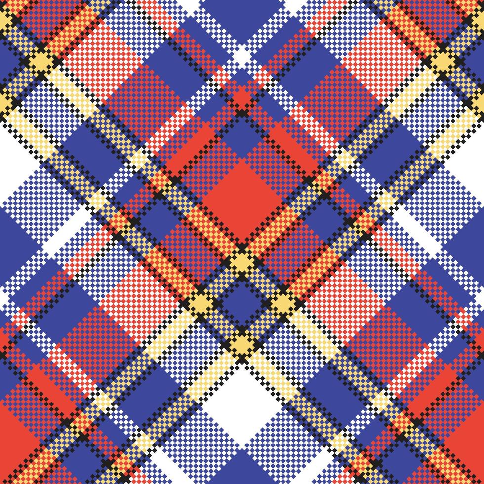 Modern check plaid seamless pattern vector