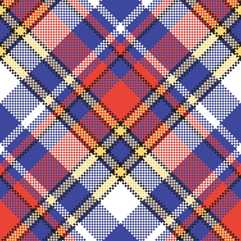 Modern check plaid seamless pattern vector