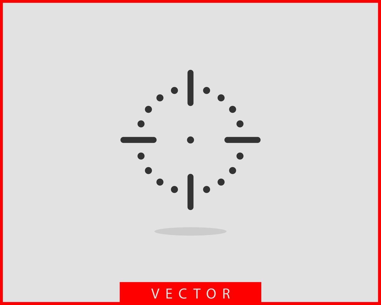 vector icono de destino