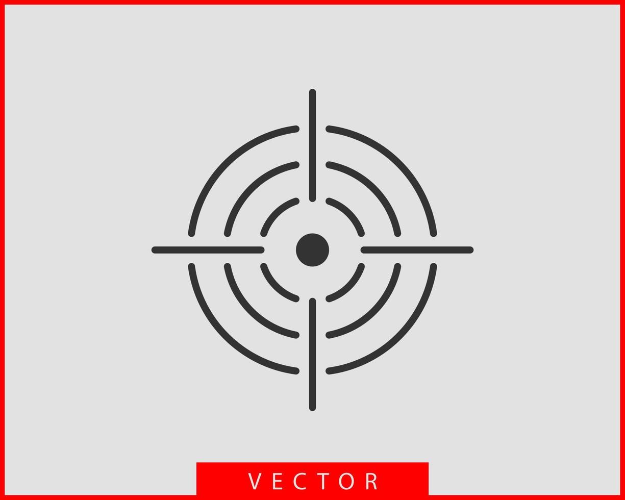 Target icon vector