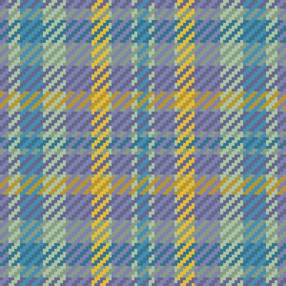 Seamless pattern of scottish tartan plaid. Repeatable background with check fabric texture. Vector backdrop striped textile print.
