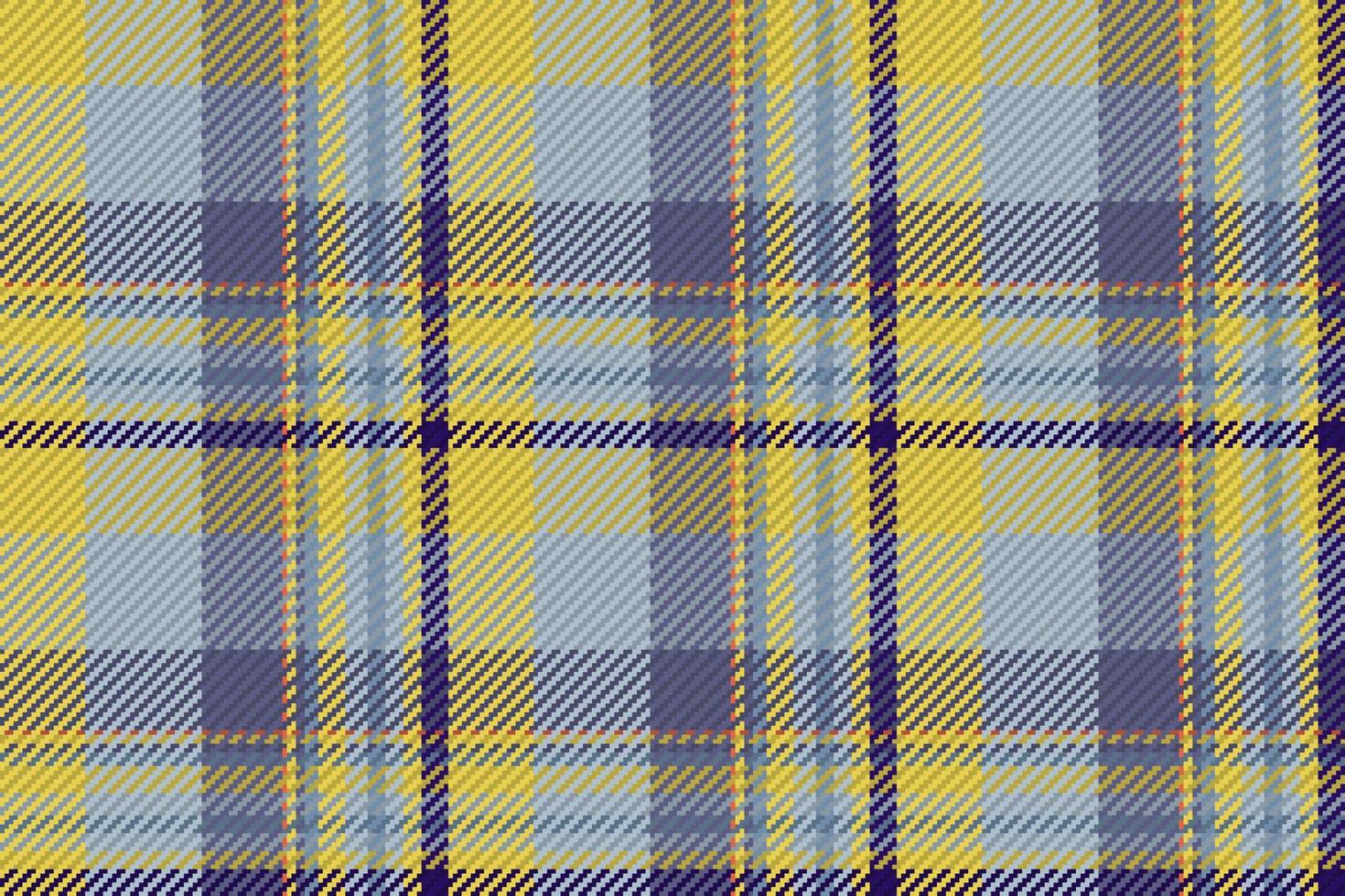 Seamless pattern of scottish tartan plaid. Repeatable background with check fabric texture. Vector backdrop striped textile print.