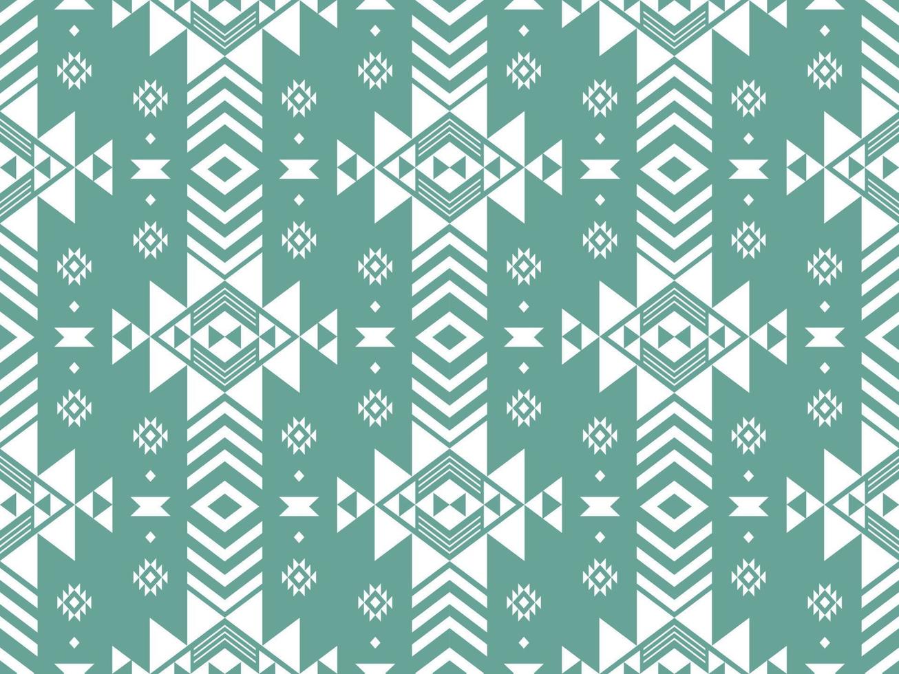 Modern ethnic geometric pattern. Southwest aztec geometric shape gradient color seamless pattern background. Use for fabric, textile, ethnic interior decoration elements, upholstery, wrapping. vector
