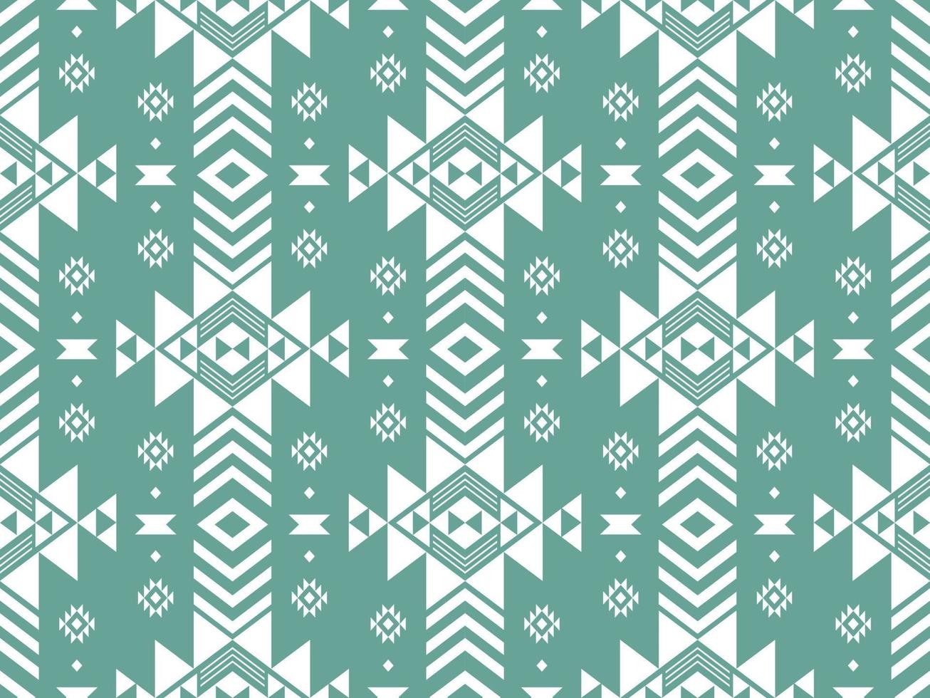 Modern ethnic geometric pattern. Southwest aztec geometric shape gradient color seamless pattern background. Use for fabric, textile, ethnic interior decoration elements, upholstery, wrapping. vector