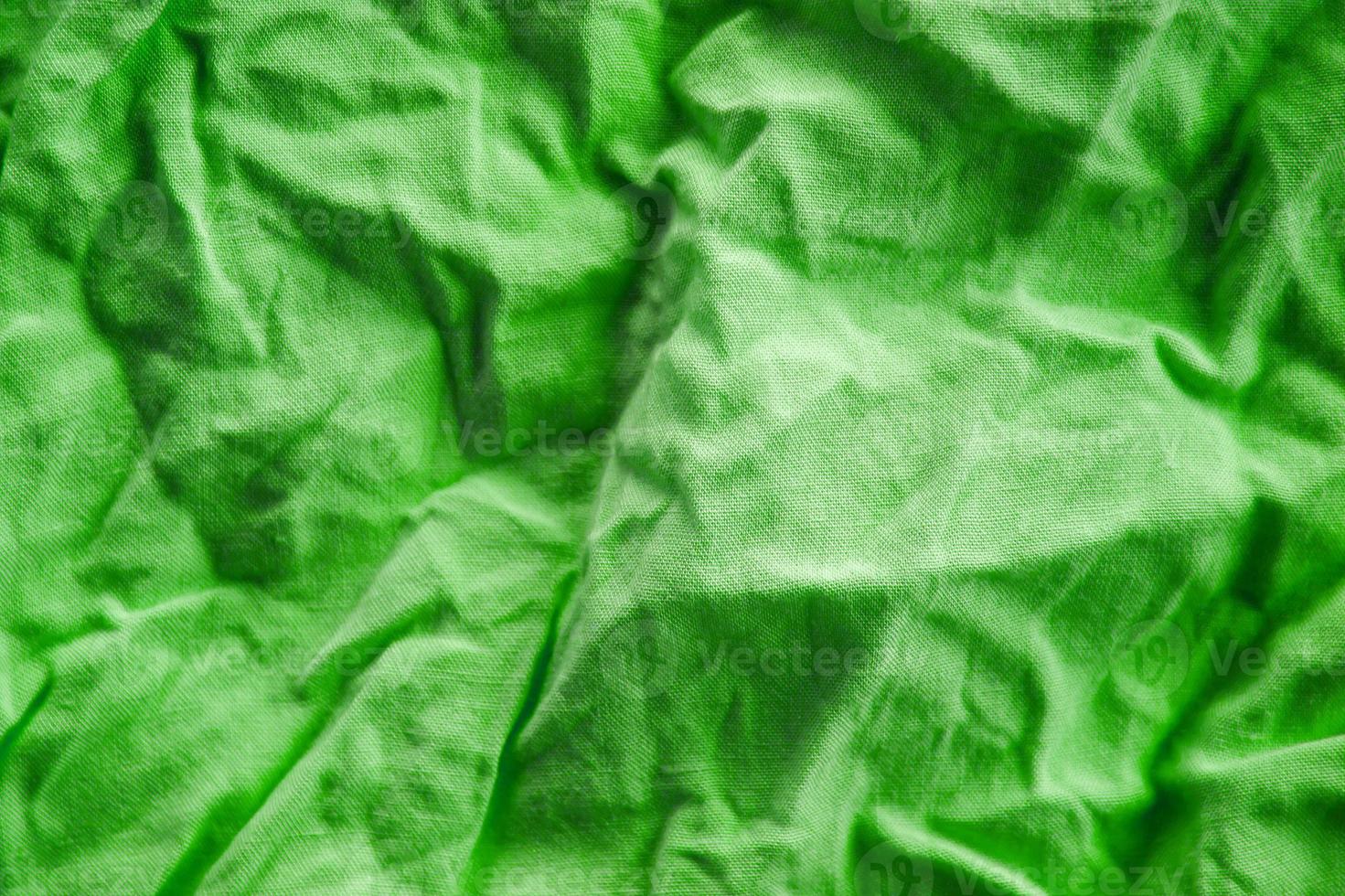 Crumpled fabric texture photo