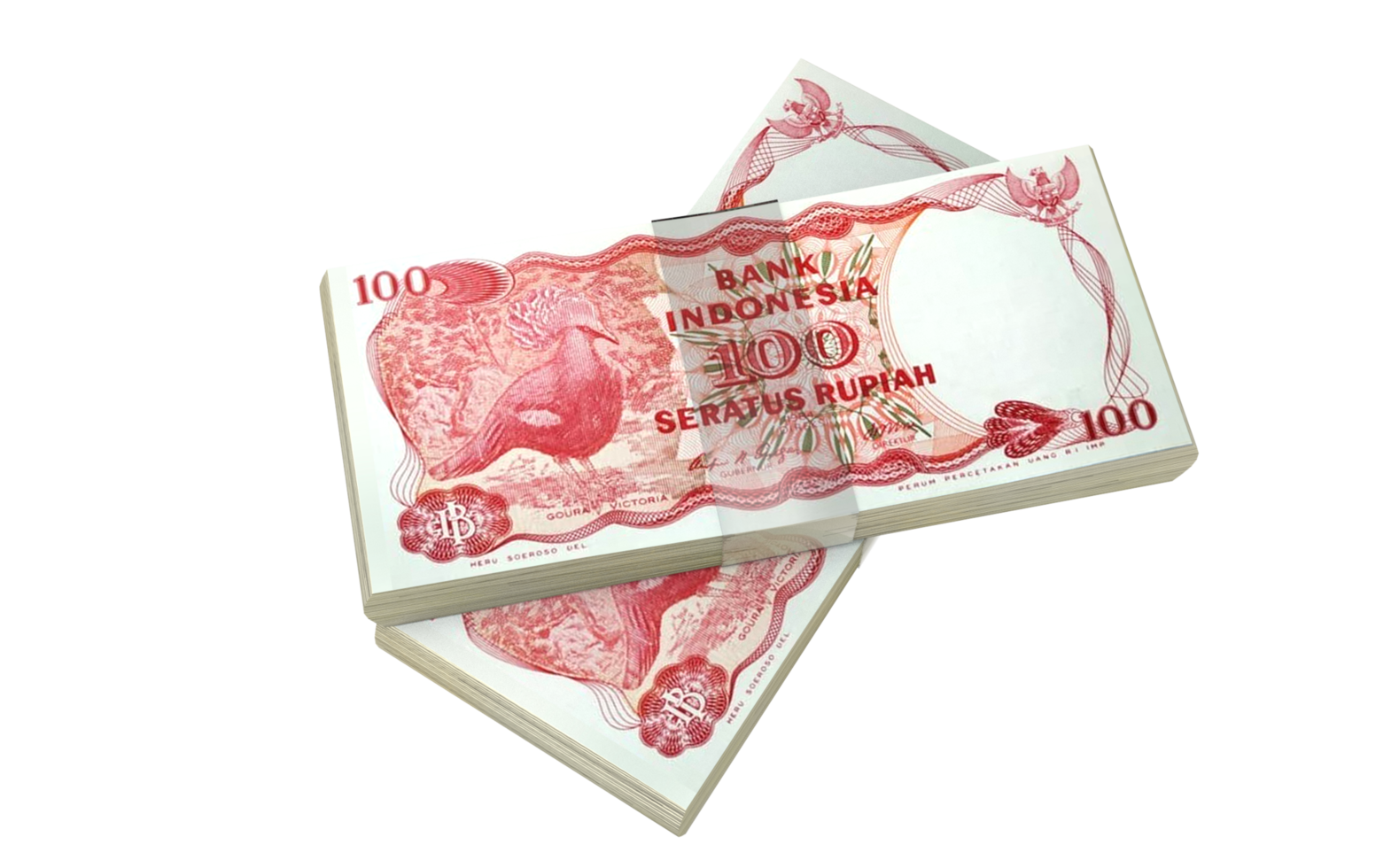 100 indonesiska rupiah gammal pengar png