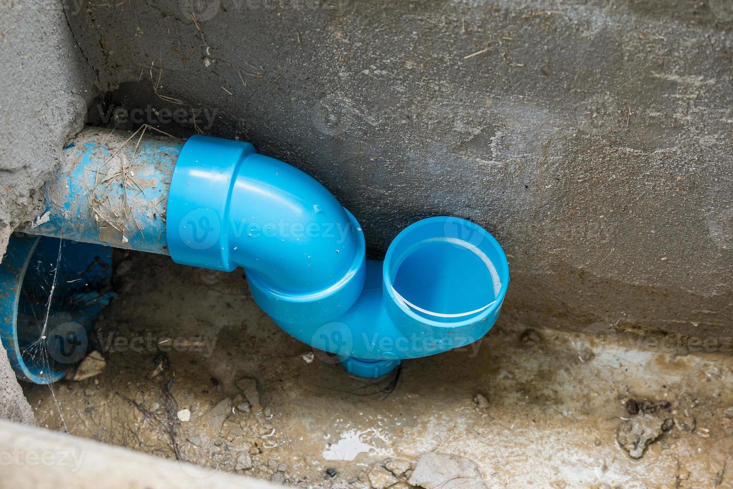 Anti odor U trap sewer pipe of the house for protect bad smell photo