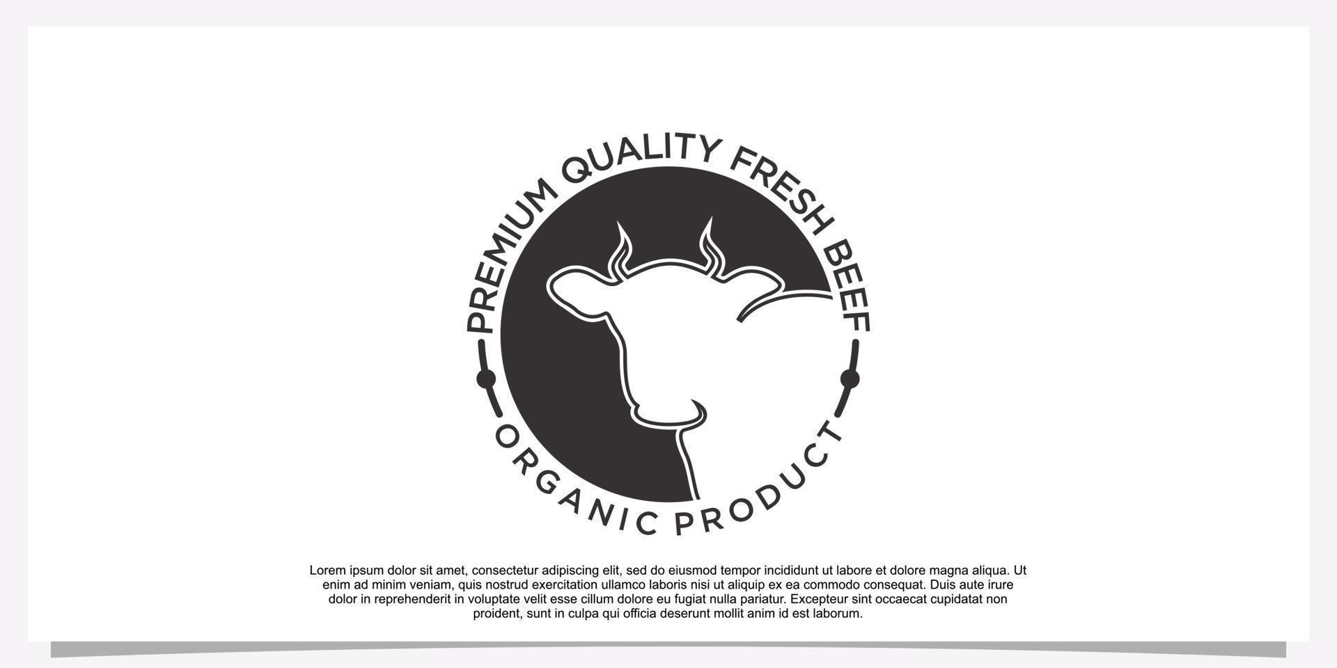 diseño de logotipo de granja concepto simple vector premium