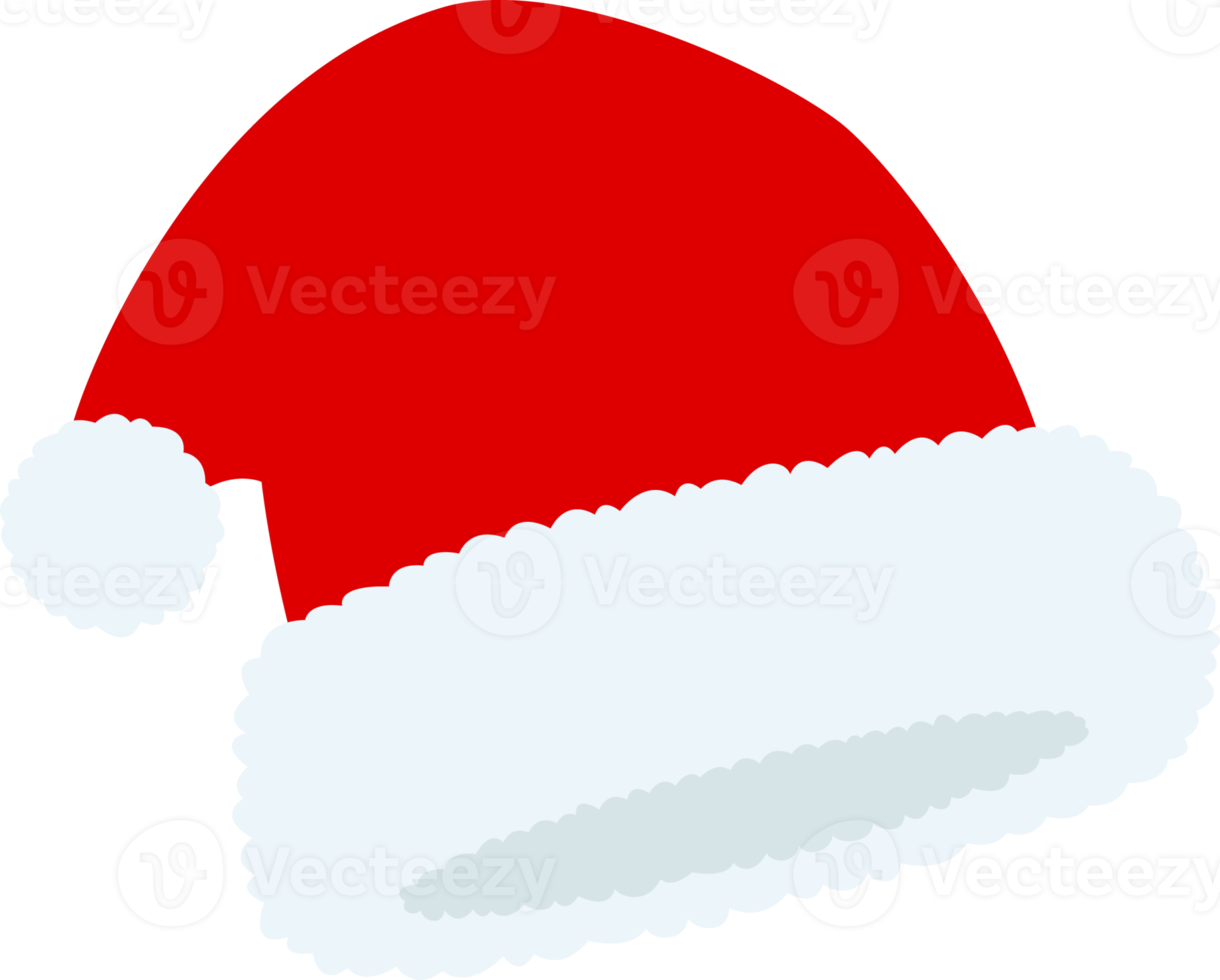 Santa Claus hat isolated, illustration png