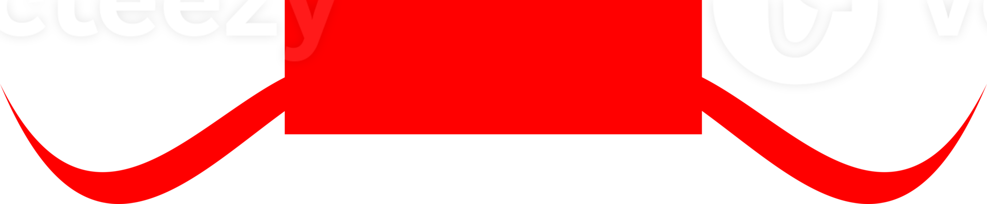 bannière de ruban rouge png