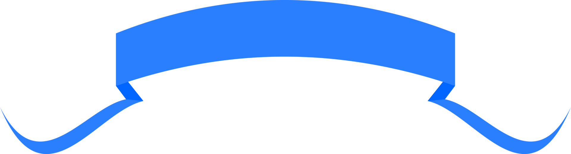 bandera de la cinta azul png