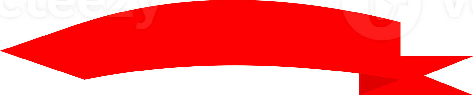 Red ribbon banner png