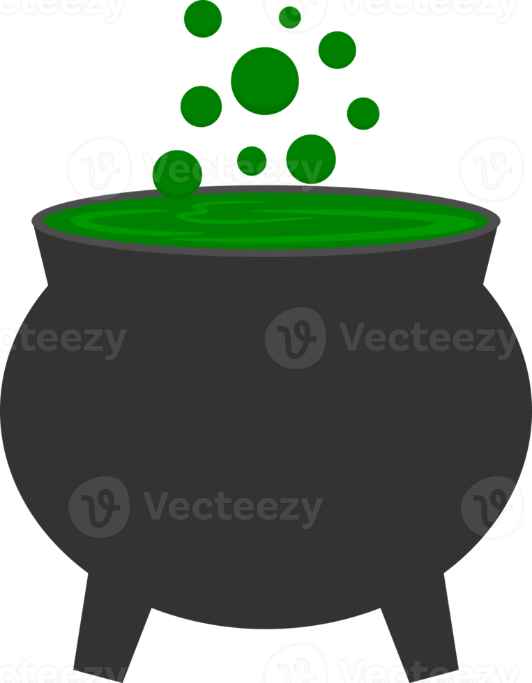 Halloween witch cauldron png