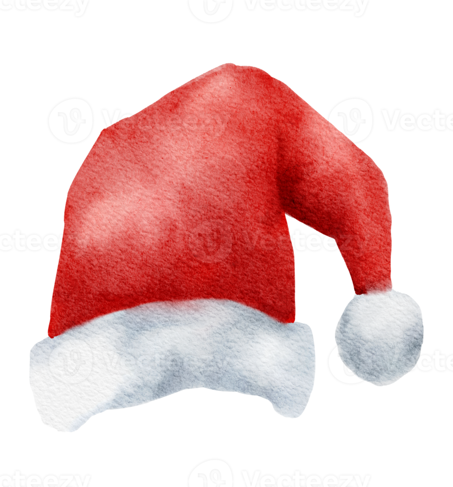 acquerello illustrazione Santa Claus cappello png