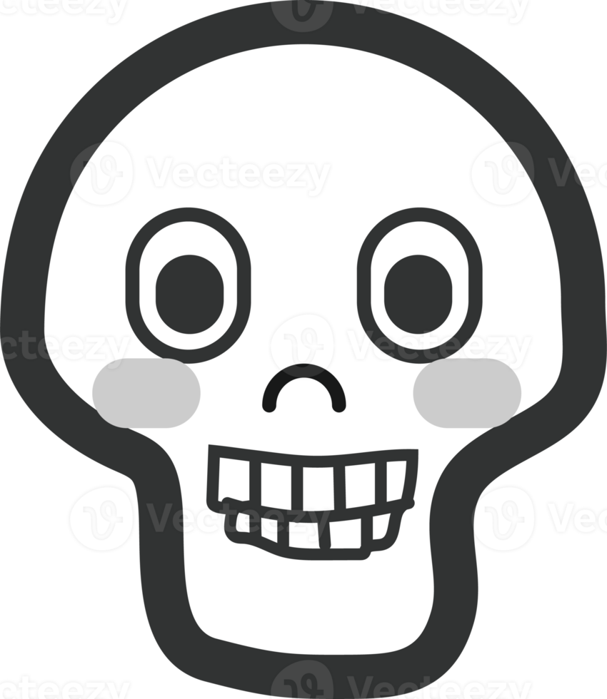 icono de esqueleto de halloween png