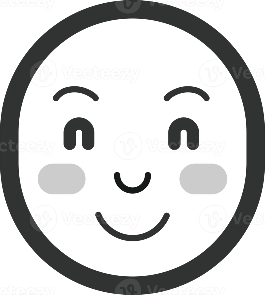 smiling face with smiling eyes icon png