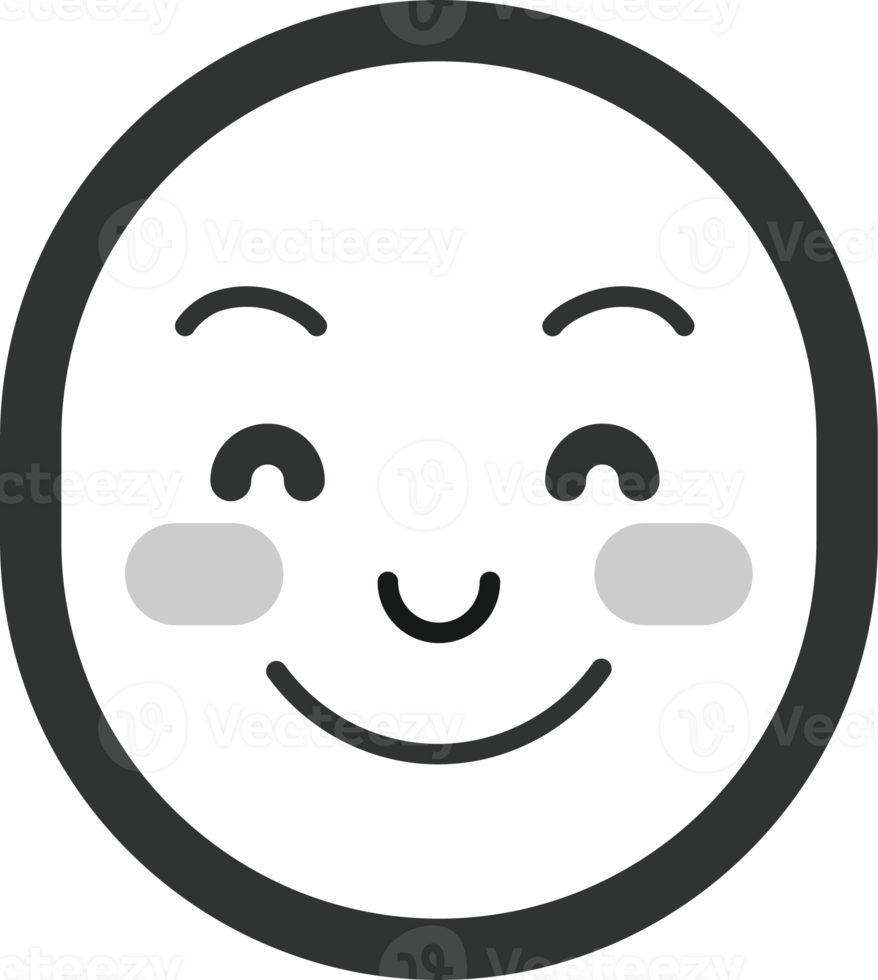 smiling face with smiling eyes icon png