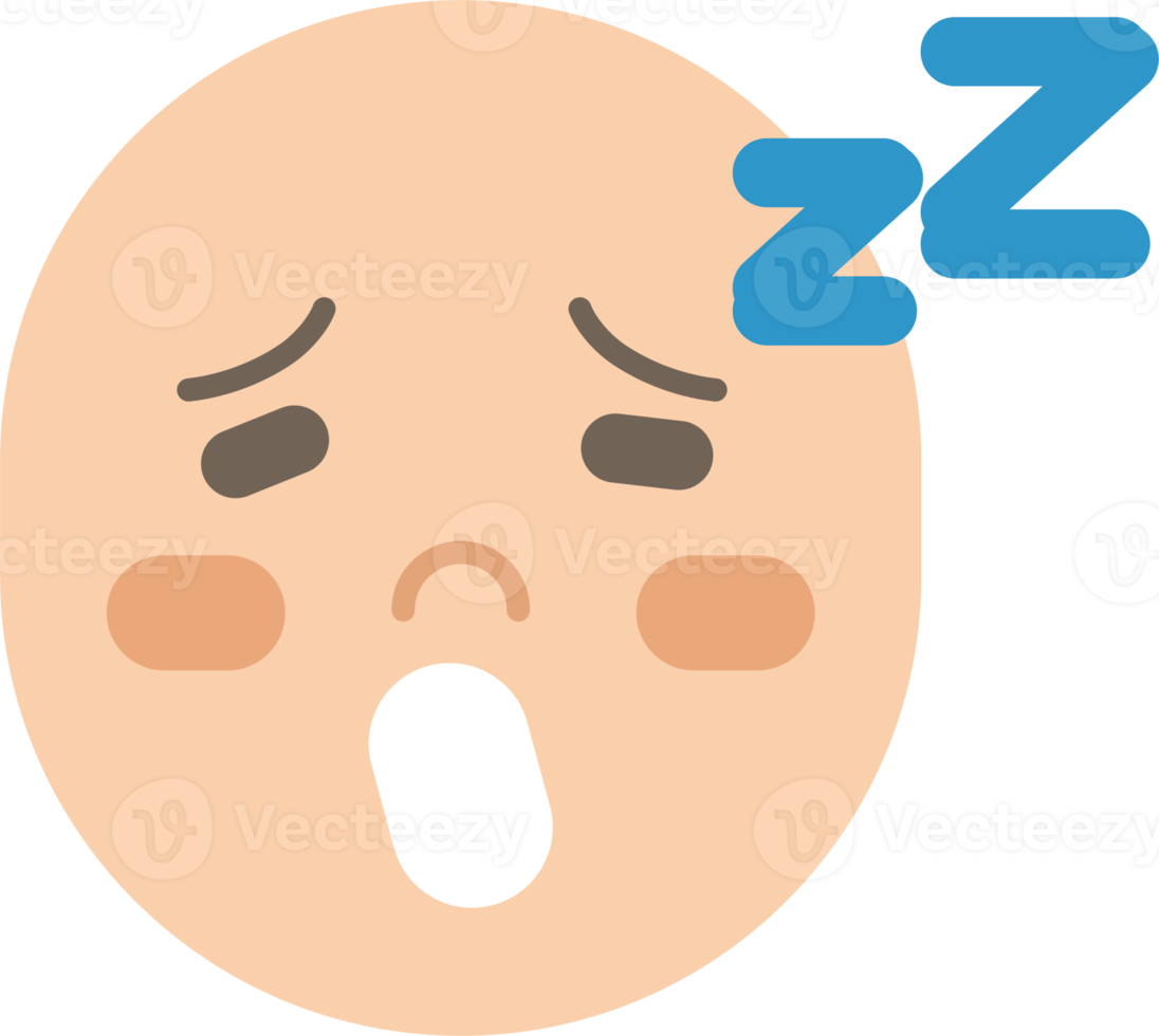 slaperig gezicht emoji icoon png