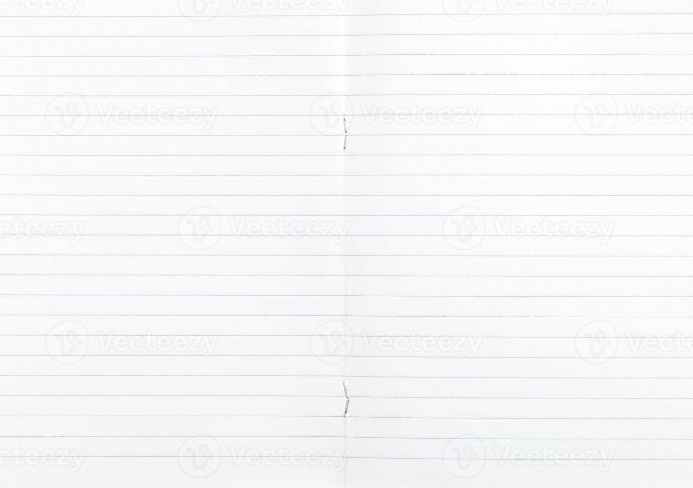 notebook wide lined double-page spread photo