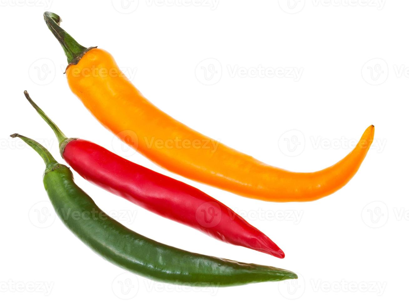 pods of hot peppers photo