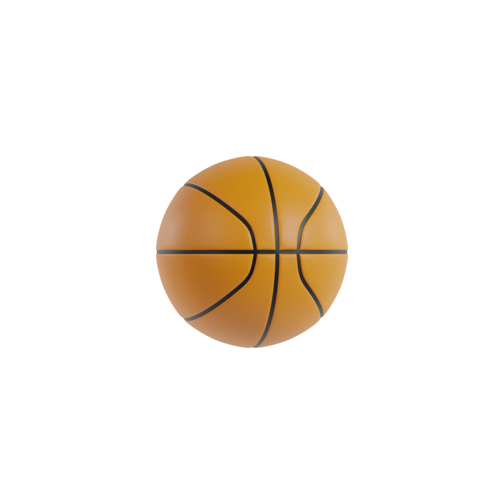 equipo de baloncesto aislado 3d png