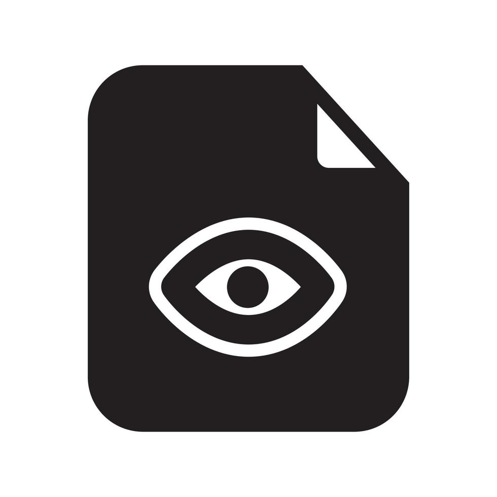 View Files Icon Solid Style 11679139 Vector Art at Vecteezy