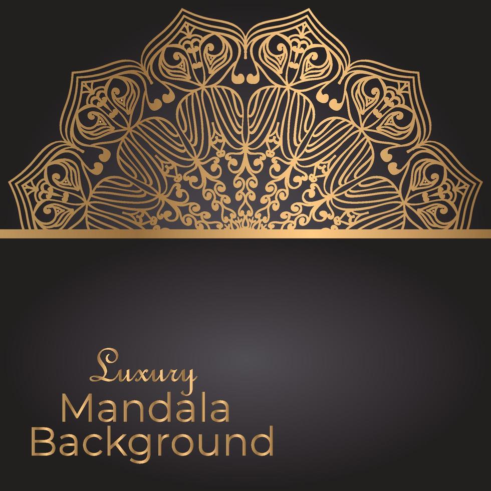 Luxurymandala design background template vector