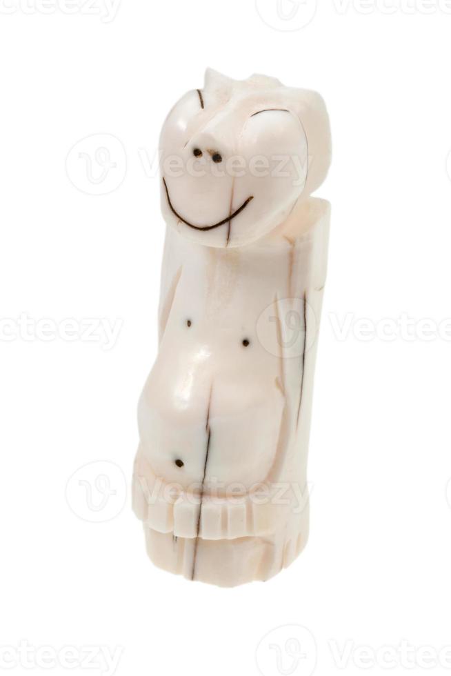 walrus bone Eskimo idol photo