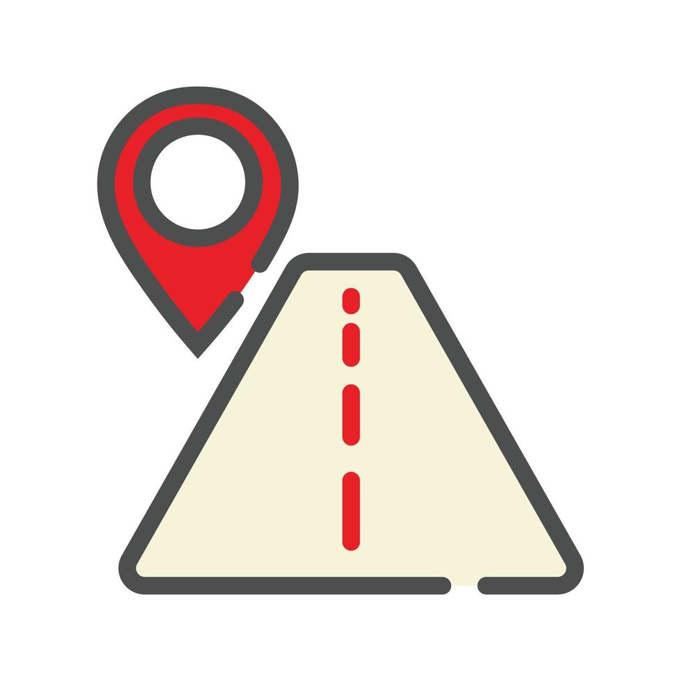 Road Map Icon vector